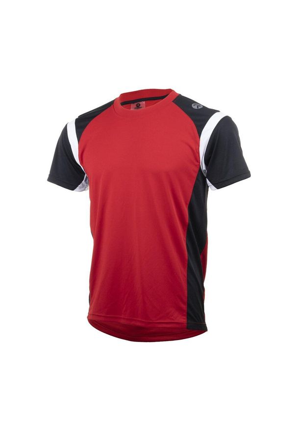 ROGELLI - Koszulka sportowa męska Rogelli Dutton. Kolor: wielokolorowy, czerwony, czarny, biały