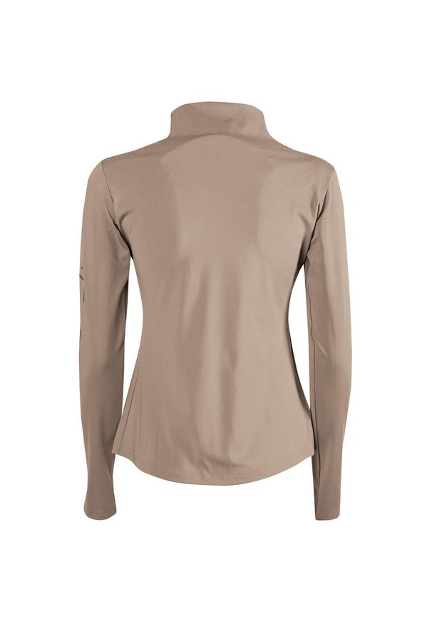 HARRYS HORSE - Damska koszulka do jazdy konnej Harry's Horse Sporty Eden. Kolor: szary. Długość rękawa: długi rękaw. Styl: sportowy