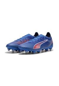 Puma - Buty piłkarskie unisex ULTRA 6 MATCH MxSG PUMA Ultra Blue White Glowing Red. Kolor: czerwony, niebieski, wielokolorowy, biały. Szerokość cholewki: normalna. Sport: piłka nożna