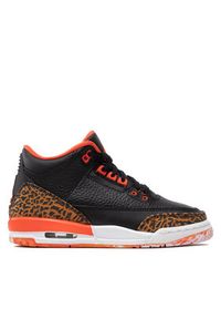 Nike Buty Air Jordan 3 Retro (Gs) 441140 088 Czarny. Kolor: czarny. Materiał: skóra. Model: Nike Air Jordan #6
