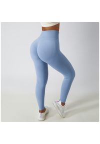 Intica - Legginsy treningowe modelujące sylwetkę z wysokim stanem Gulli. Stan: podwyższony. Kolor: różowy. Materiał: tkanina. Sport: fitness #8