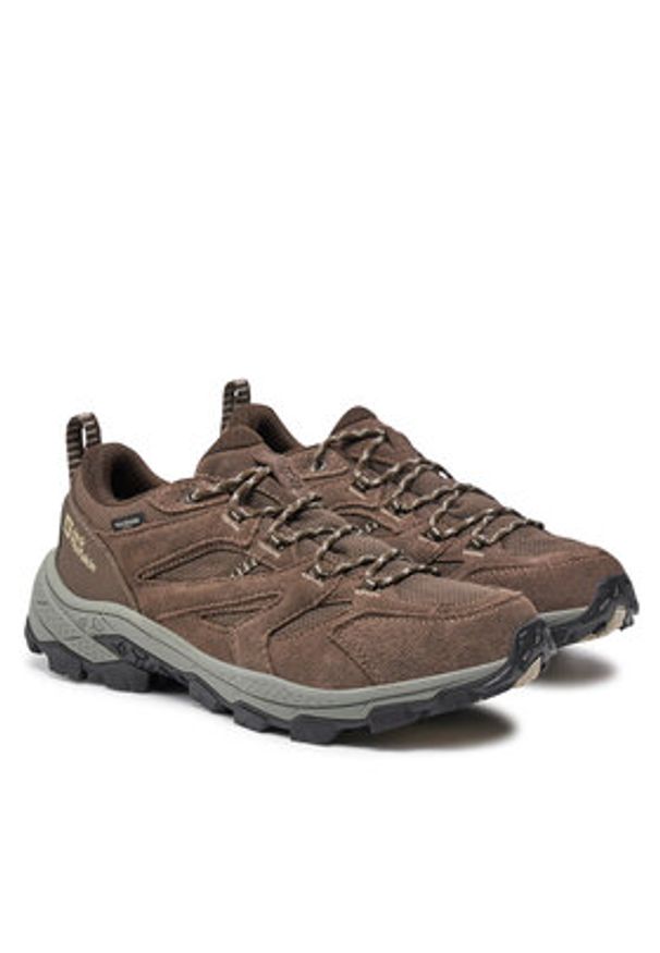 Jack Wolfskin Trekkingi Vojo Tour Texapore Low M A62070 Brązowy. Kolor: brązowy. Materiał: skóra. Sport: turystyka piesza