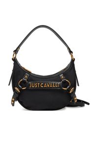 Just Cavalli Torebka 78RA4BI1 ZSB88 Czarny. Kolor: czarny. Materiał: skórzane