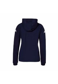 Damska bluza z kapturem Kappa Daccia. Typ kołnierza: kaptur. Kolor: różowy, niebieski, wielokolorowy. Sport: fitness