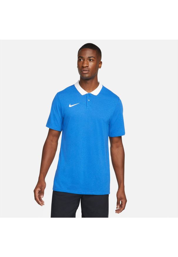 Koszulka sportowa męska Nike Drifit Park 20. Kolor: biały, niebieski, wielokolorowy. Długość rękawa: krótki rękaw. Długość: krótkie. Sport: piłka nożna