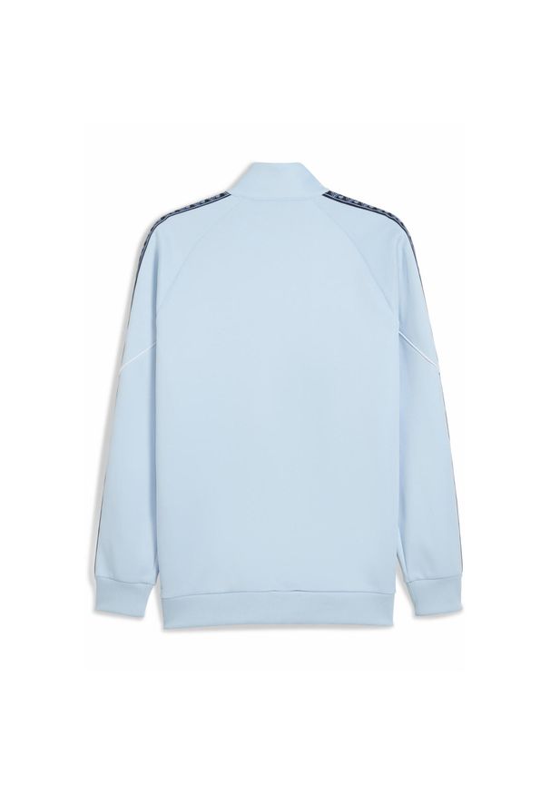 Puma - Męska kurtka Manchester City KING Anthem PUMA Silver Sky Deep Navy Blue. Kolor: niebieski