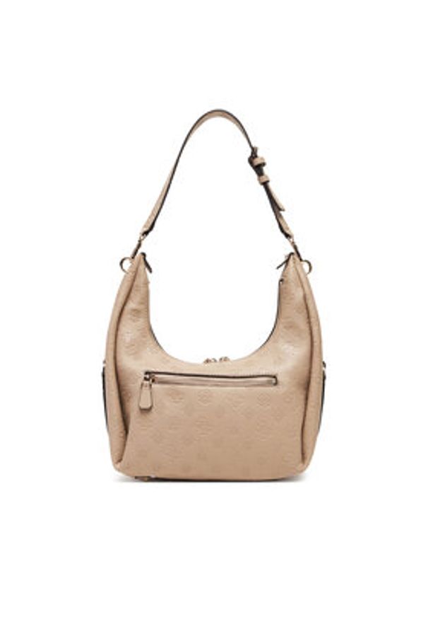 Guess Torebka Phoebe HWPD96 65020 Beżowy. Kolor: beżowy. Materiał: skórzane