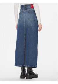 MAX&Co. Spódnica jeansowa Melissa Niebieski Regular Fit. Kolor: niebieski. Materiał: bawełna