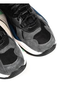 Geox Sneakersy "T02 A" | T94BUA 02214 | T02 A | Kobieta | Czarny, Zielony. Kolor: wielokolorowy, czarny, zielony. Materiał: materiał, skóra #8