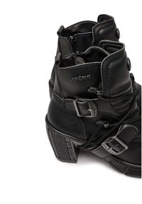 NEW ROCK Trzewiki M-TRCASCO004-V2 Czarny. Kolor: czarny. Materiał: skóra. Styl: rockowy #7