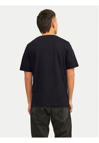 Jack & Jones - Jack&Jones T-Shirt Corp Logo 12151955 Czarny Standard Fit. Kolor: czarny. Materiał: bawełna