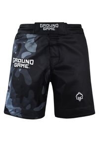 GROUND GAME - Spodenki do MMA męskie Ground Game Moro 4.0.. Kolor: czarny. Wzór: moro