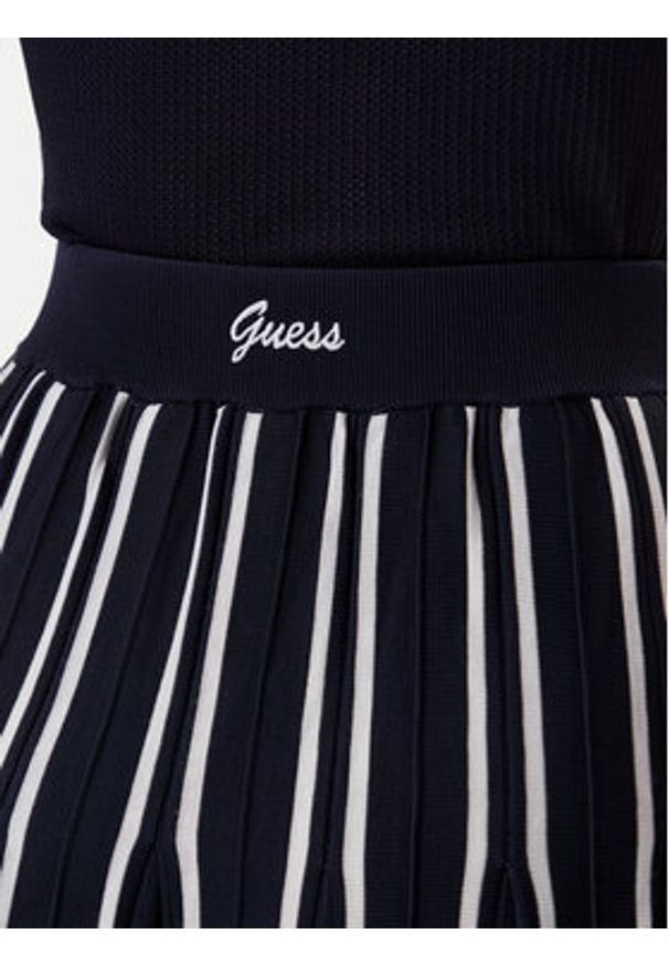 Guess Spódnica plisowana V5GD00 Z3D60 Czarny Regular Fit. Kolor: czarny. Materiał: wiskoza