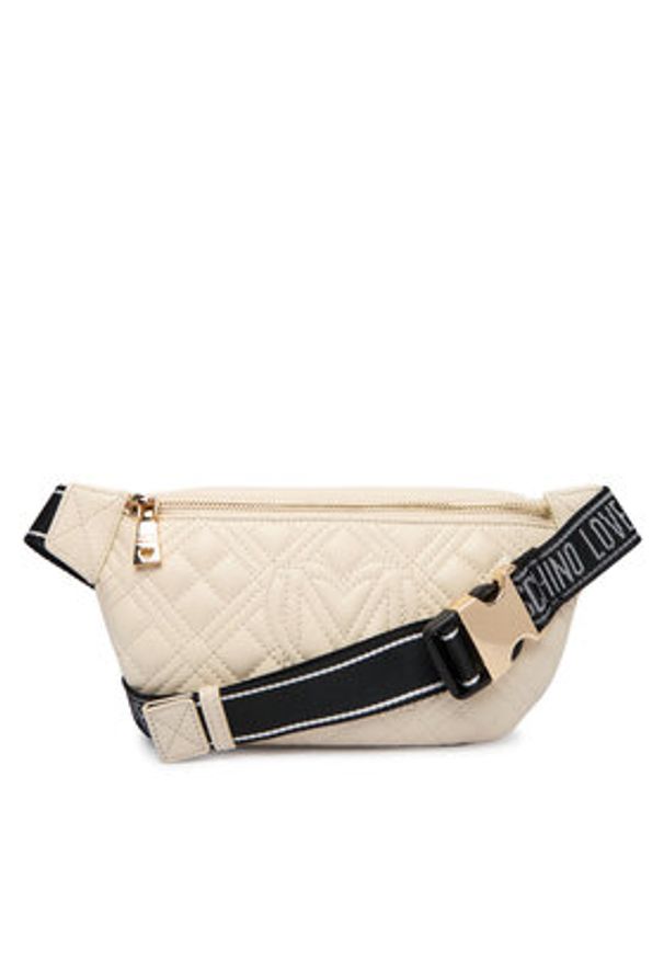 Love Moschino - LOVE MOSCHINO Nerka JC4003PP1OLA0110 Écru. Kolor: kremowy. Materiał: skóra