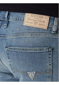 Guess Jeansy Finnley M6YAS2 D1479 Niebieski Slim Tapered Fit. Kolor: niebieski #5