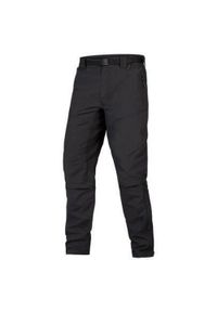 ENDURA - Spodnie rowerowe męskie Endura Hummvee Zip Off. Kolor: czarny. Materiał: dresówka