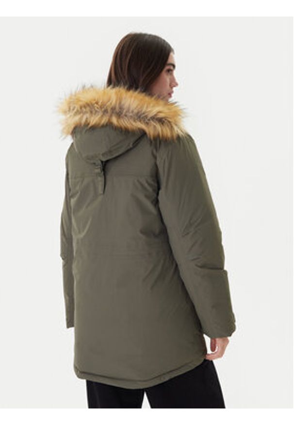 Hunter Parka Glyder HARW0014252 Zielony Regular Fit. Kolor: zielony. Materiał: syntetyk