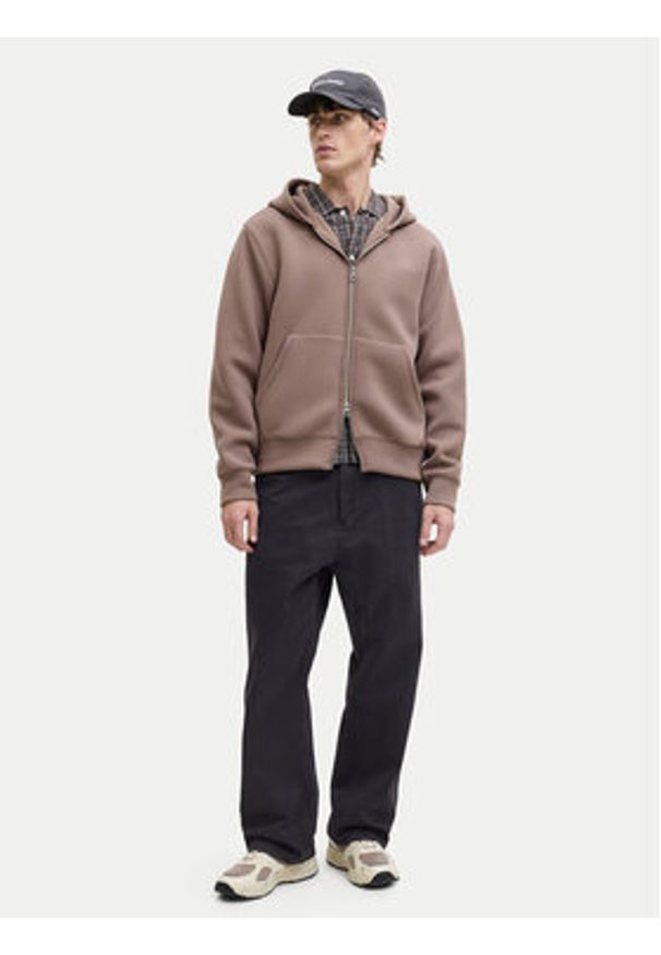 Jack & Jones Spodnie materiałowe Alex 12288528 Czarny Baggy Fit. Kolor: czarny. Materiał: bawełna