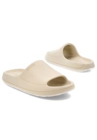 Big-Star - Beżowe Klapki Big Star Lekkie Piankowe Obuwie Damskie. Okazja: na spacer, na plażę, na co dzień. Kolor: beżowy. Materiał: materiał. Sezon: lato. Styl: casual, sportowy #4