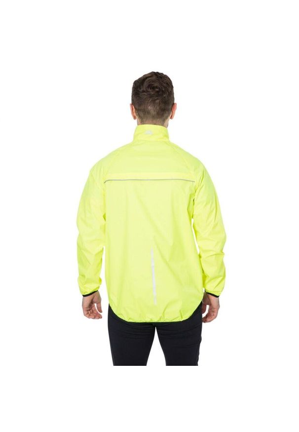 TRESPASS - Płaszcz przeciwdeszczowy Trespass Retract Shell. Kolor: żółty, wielokolorowy, czarny. Sezon: zima. Sport: bieganie