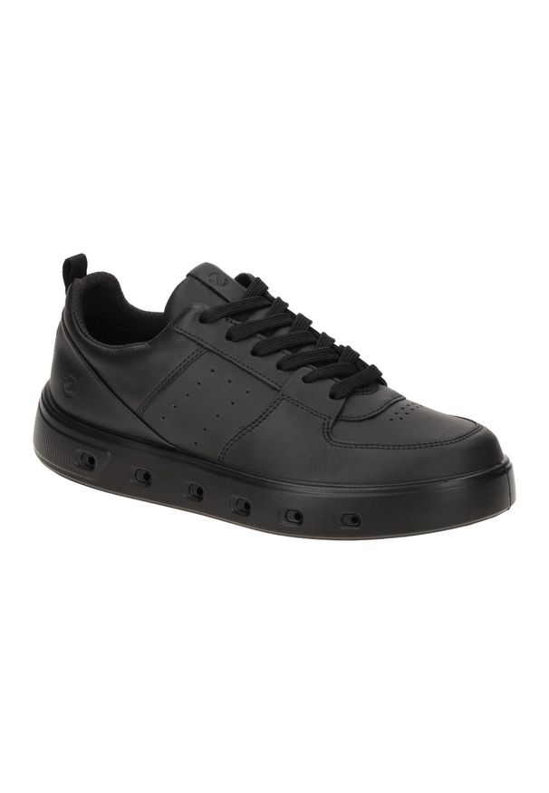 ecco - Buty do chodzenia damskie Ecco Sneaker Street 720. Zapięcie: sznurówki. Kolor: czarny. Materiał: materiał. Szerokość cholewki: normalna. Sport: turystyka piesza
