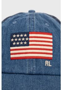 Polo Ralph Lauren czapka 710860944001 kolor granatowy z aplikacją. Kolor: niebieski. Wzór: aplikacja #3