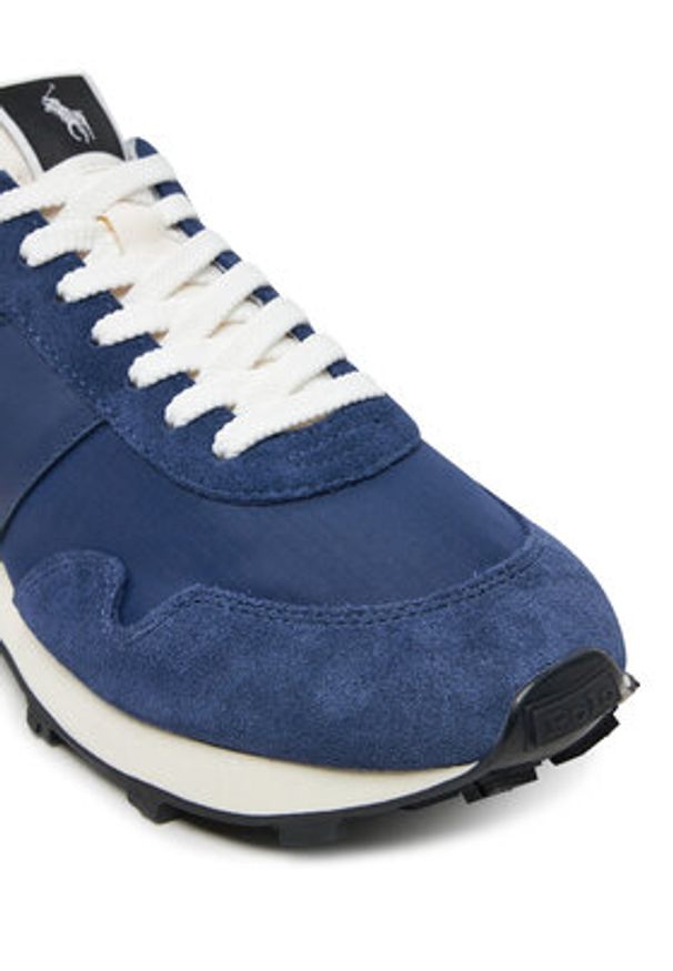 Polo Ralph Lauren Sneakersy PRL Trail 125 809960987005 Granatowy. Kolor: niebieski. Materiał: zamsz, skóra