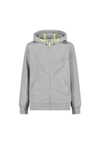 Kurtka z kapturem dla dziecka CMP. Typ kołnierza: kaptur. Kolor: szary. Materiał: softshell. Styl: sportowy #1