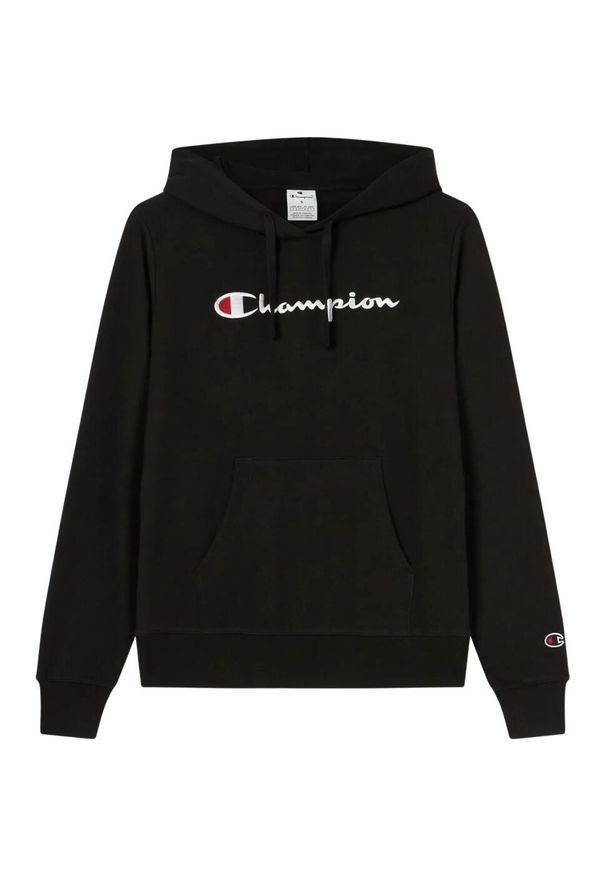 Bluza damska Champion Hooded Sweatshirt 118097. Kolor: czarny. Sport: turystyka piesza, fitness