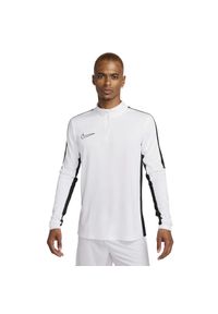 Nike - Męska Bluza Rozpinana Academy 23 Quarter Zip. Kolor: czarny, biały, wielokolorowy