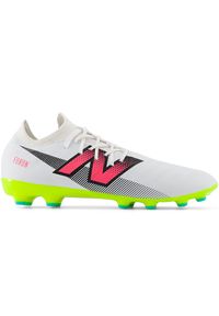 Korki męskie New Balance FURON DESTROY AG V7+ SF2AH75 - białe. Kolor: biały. Materiał: syntetyk, włókno, nylon. Szerokość cholewki: normalna. Sport: piłka nożna #1