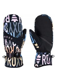 Roxy - Rękawice ROXY JETTY MITT GLOVE. Kolor: czarny. Sezon: zima. Sport: narciarstwo