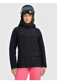 4f - 4F Kurtka puchowa narciarska z wypełnieniem Primaloft Silver damska - czarna XL. Kolor: czarny. Materiał: puch. Wzór: gładki. Sezon: zima #1