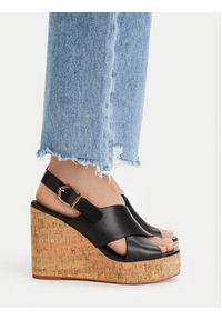 Badura Sandały C-ALANA-25-3-9YY Czarny. Kolor: czarny. Materiał: skóra #9