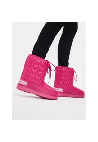 Love Moschino - Śniegowce LOVE MOSCHINO. Kolor: różowy #1