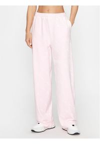 Spodnie dresowe Juicy Couture. Kolor: różowy. Materiał: dresówka