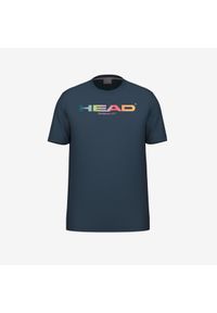 Koszulka Head Rainbow. Kolor: niebieski. Wzór: nadruk. Sport: tenis #1