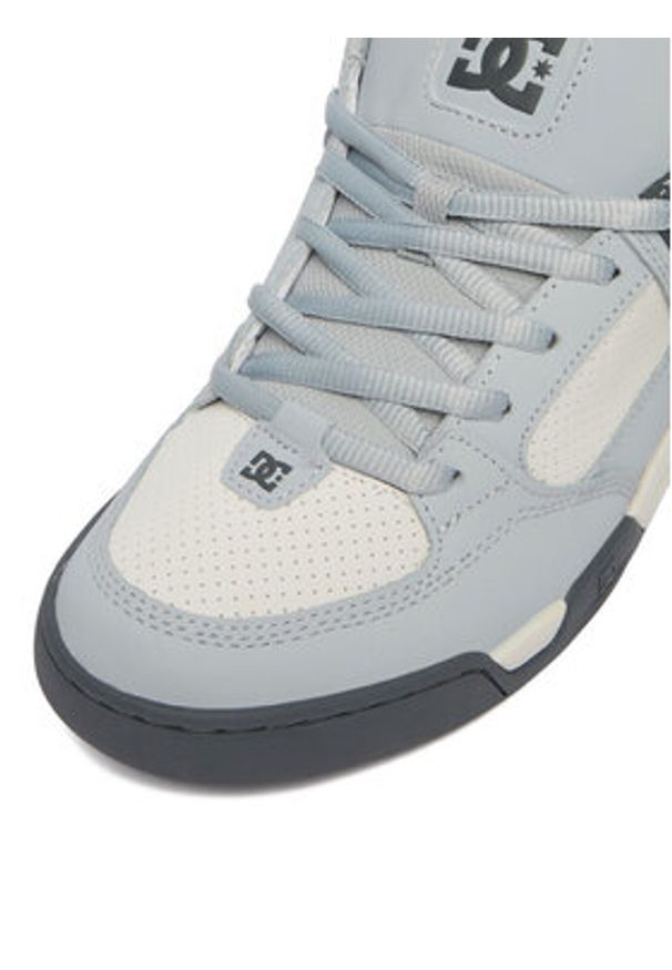 DC Shoes Sneakersy EO-COMMAND DC02220027 Szary. Kolor: szary. Materiał: skóra