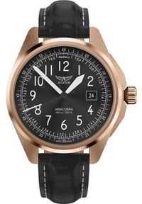 AVIATOR - Zegarek Aviator Zegarek męski Aviator V.1.38.2.322.4 czarny. Kolor: czarny #1