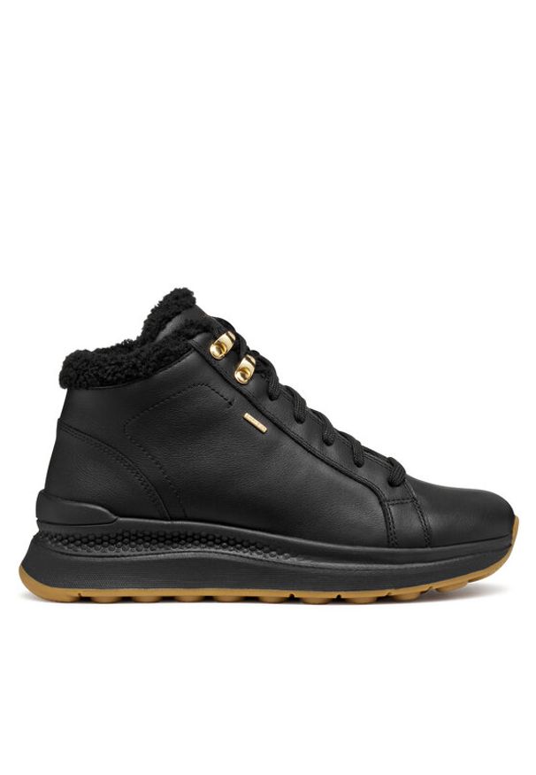 Geox Sneakersy D Spherica Actif X2 D56WPA 00085 C9999 Czarny. Kolor: czarny. Materiał: skóra