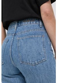 GESTUZ - Gestuz jeansy Dena damskie high waist. Stan: podwyższony. Kolor: niebieski #3