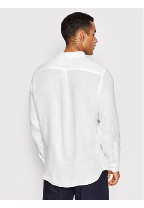 United Colors of Benetton - United Colors Of Benetton Koszula 5BKU5QJG8 Biały Regular Fit. Kolor: biały. Materiał: len