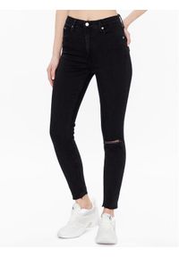 Calvin Klein Jeans Jeansy J20J220616 Czarny Skinny Fit. Kolor: czarny