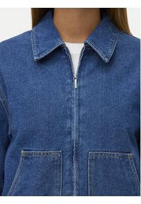 Vero Moda Kurtka jeansowa Aura 10340280 Niebieski Relaxed Fit. Kolor: niebieski. Materiał: bawełna #4