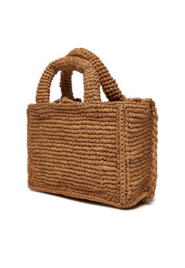 Manebi Torebka Handcrafted Raffia Sunset Bag Mini V 2.2 CO Beżowy. Kolor: beżowy
