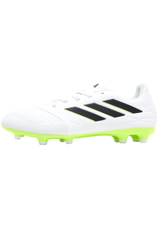 Adidas - Buty piłkarskie adidas Copa Pure.3 FG. Kolor: biały. Materiał: skóra. Sport: piłka nożna
