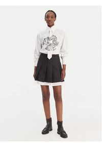 Karl Lagerfeld - KARL LAGERFELD Koszula B1W11002 Biały Relaxed Fit. Typ kołnierza: dekolt w karo. Kolor: biały. Materiał: bawełna #3