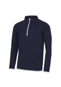 JUST COOL - Męska Bluza Rozpinana Na Zamek Błyskawiczny. Kolor: biały, wielokolorowy, niebieski
