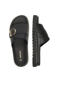 MEXX Klapki MX/019C-HY Czarny. Kolor: czarny. Materiał: skóra