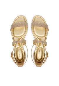 MICHAEL Michael Kors Sandały Alexa Flex Flat 40S6AXFS1D Złoty. Kolor: złoty. Materiał: skóra #2